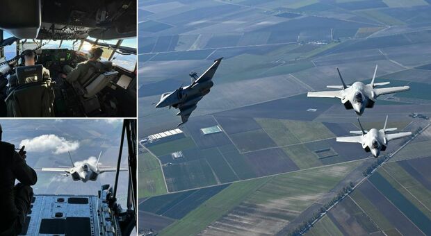 F35, i nuovi piani di difesa contro Mig e droni russi: i jet italiani si esercitano «anche per combattere». Il reportage