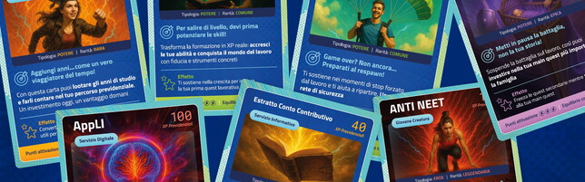 Inps, card da collezione per avvicinare i giovani al mondo del lavoro e del welfare