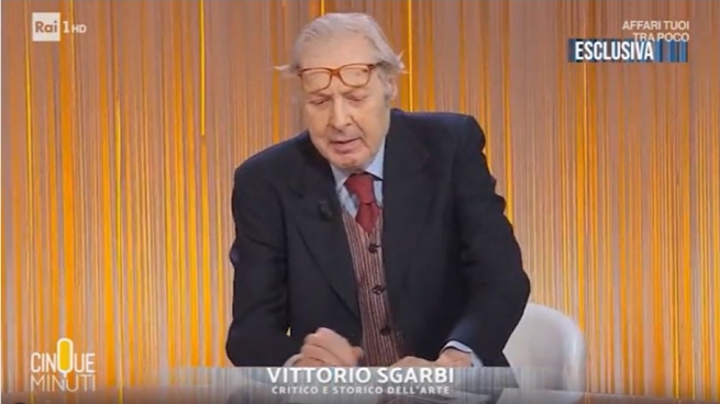 Vittorio Sgarbi torna in tv dopo la depressione: «La richiesta di mia figlia Evelina la trovo fuori misura e fuori logica»