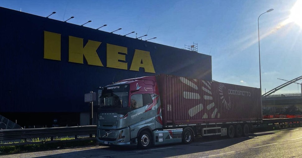 Ikea, Codognotto e Volvo Trucks: spedizioni sostenibili per la transizione energetica