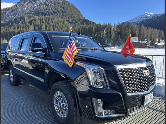 Il SUV corazzato di Trump a Davos per spostamenti veloci