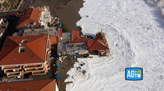 Il ciclone Harry colpisce la Sicilia: valutazione dei danni lungo la costa catanese