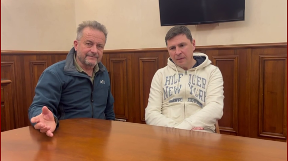 Intervista video a Mykhailo Podolyak, consigliere di Zelensky: L'Ucraina nella nuova Europa