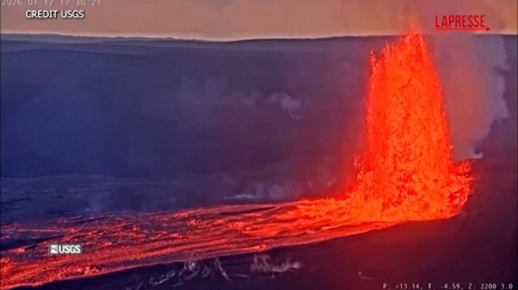 La straordinaria eruzione di lava nel vulcano Kilauea alle Hawaii