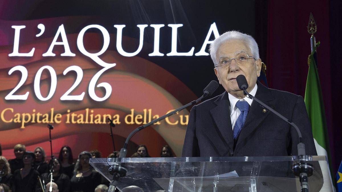 Mattarella a L'Aquila: Investire nella cultura è un investimento nella democrazia