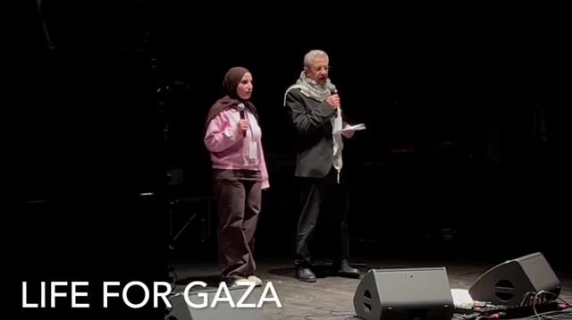 Mustafa Barghuthi - Una Vita per Gaza - Napoli Teatro Bellini