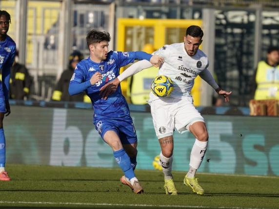 Serie B, Empoli perde contro il Südtirol 0-1: Pecorino sigla la sua seconda rete di fila e regala tre punti alla squadra