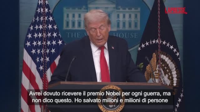 Trump afferma che la Norvegia ha il controllo sul Premio Nobel