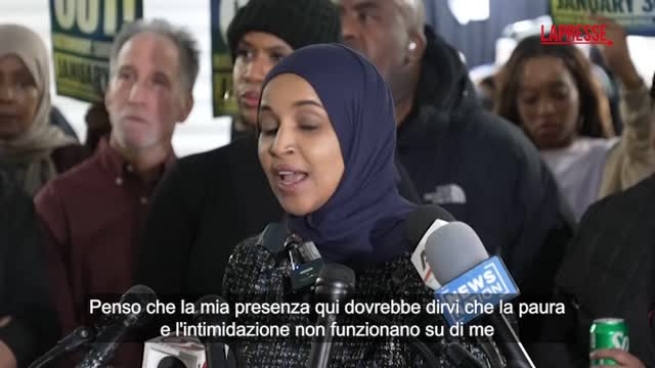 Ilhan Omar accusa Trump: la sua retorica d'odio intensifica le minacce di morte nei miei confronti
