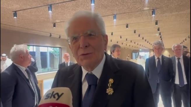 Mattarella: Gli Emirati mostrano un eccezionale spirito di dialogo interreligioso