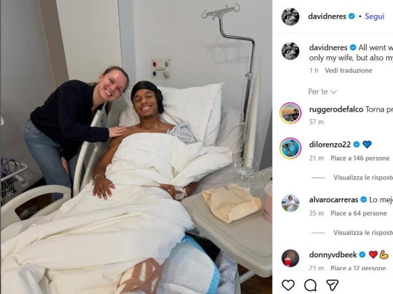 Neres aggiorna dopo l'intervento alla caviglia: tutto è andato per il meglio