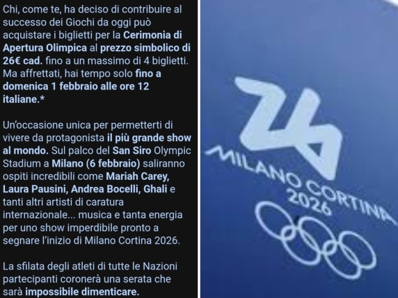 Olimpiadi Milano-Cortina, biglietti a 26 euro per i volontari alla cerimonia di apertura come gesto di riconoscimento